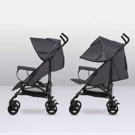 Carucior sport, Lionelo, Elia, Cu plasa de tantari, Conform cu standardul european de securitate EN1888-1, Gri inchis [12]