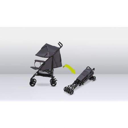 Carucior sport, Lionelo, Elia, Cu plasa de tantari, Conform cu standardul european de securitate EN1888-1, Gri inchis [14]