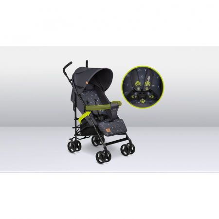 Carucior sport, Lionelo, Elia, Cu plasa de tantari, Conform cu standardul european de securitate EN1888-1, Gri inchis [18]