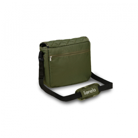 Carucior sport, Lionelo, Emma Plus, Cu tavita, 2 Suporturi pentru pahar, Geanta accesorii, Conform cu standardul european de securitate EN1888-1, Forest Green [15]