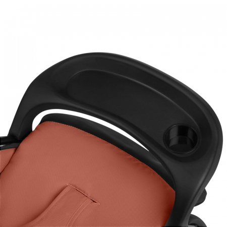 Carucior sport, Lionelo, Emma Plus, Cu tavita, 2 Suporturi pentru pahar, Geanta accesorii, Conform cu standardul european de securitate EN1888-1, Roz [9]