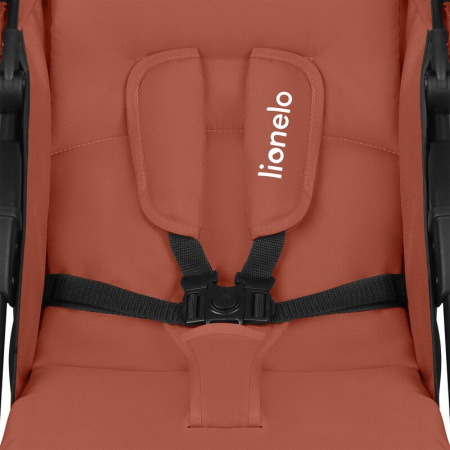 Carucior sport, Lionelo, Emma Plus, Cu tavita, 2 Suporturi pentru pahar, Geanta accesorii, Conform cu standardul european de securitate EN1888-1, Roz [13]
