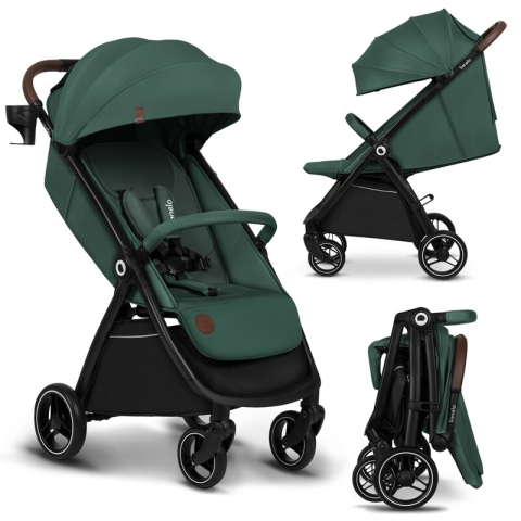 Carucior sport, Lionelo, Ingrid, Capotina impermeabila cu filtru UPF50+, Pana la 22 Kg, Spatar reglabil in 3 pozitii, Include suport pahar si plasa de tantari, Sistem pentru pliere automata, 6 luni+,  [17]