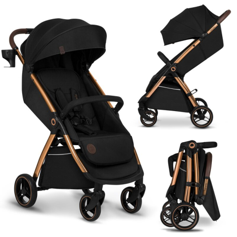 Carucior sport, Lionelo, Ingrid, Capotina impermeabila cu filtru UPF50+, Pana la 22 Kg, Spatar reglabil in 3 pozitii, Include suport pahar si plasa de tantari, Sistem pentru pliere automata, 6 luni+,  [16]