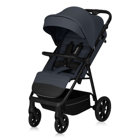 Carucior sport, Lionelo, Iva, Sustine 22 kg, 6 luni+, Capotina mare, Impermeabila, Protectie SPF 50+, 3 pozitii inclinare spatar, 8 pozitii inclinare suport picioare, 5 pozitii reglare maner, Include  [1]