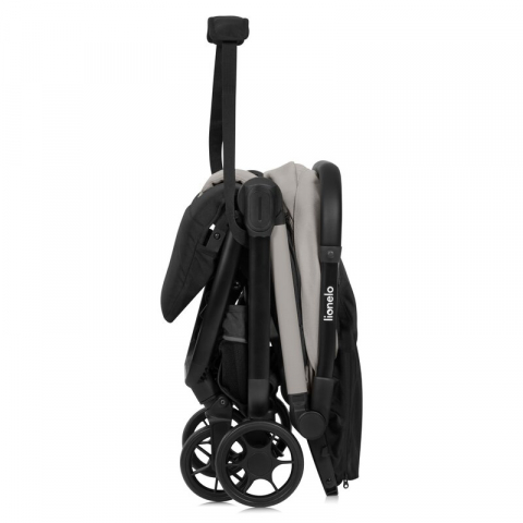 Carucior sport, Lionelo, Julie Air, Greutate redusa - 7.5 kg, Sustine 22 kg, 6 luni+, Capotina impermeabila, Protectie SPF 50+, Include suport sticla, Pliere compacta pentru calatorii, Conform cu EN18 [12]
