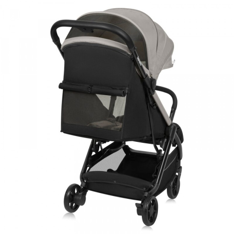 Carucior sport, Lionelo, Julie Air, Greutate redusa - 7.5 kg, Sustine 22 kg, 6 luni+, Capotina impermeabila, Protectie SPF 50+, Include suport sticla, Pliere compacta pentru calatorii, Conform cu EN18 [10]