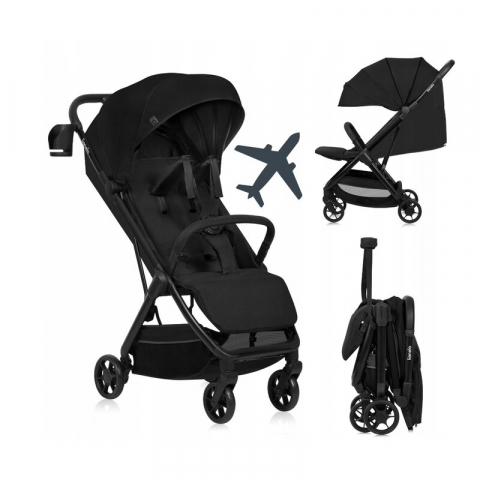 Carucioare sport - Carucior sport, Lionelo, Julie Air, Greutate redusa - 7.5 kg, Sustine 22 kg, 6 luni+, Capotina impermeabila, Protectie SPF 50+, Include suport sticla, Pliere compacta pentru calatorii, Conform cu EN18