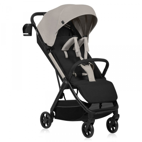 Carucior sport, Lionelo, Julie Air, Greutate redusa - 7.5 kg, Sustine 22 kg, 6 luni+, Capotina impermeabila, Protectie SPF 50+, Include suport sticla, Pliere compacta pentru calatorii, Conform cu EN18 [1]