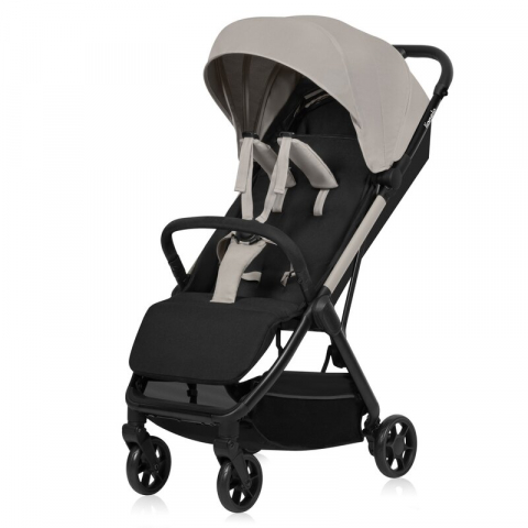 Carucior sport, Lionelo, Julie Air, Greutate redusa - 7.5 kg, Sustine 22 kg, 6 luni+, Capotina impermeabila, Protectie SPF 50+, Include suport sticla, Pliere compacta pentru calatorii, Conform cu EN18 [6]