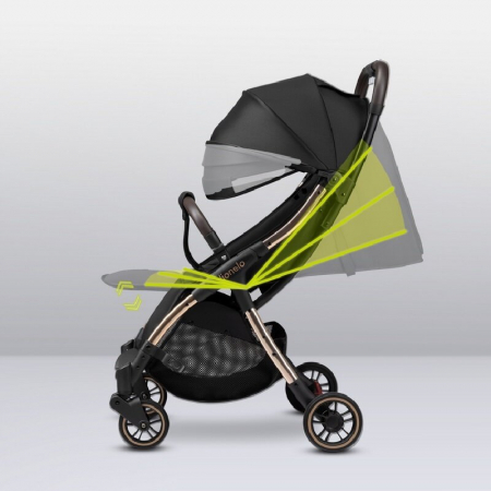 Carucior sport, Lionelo, Julie One, De la nastere, Greutate redusa, Cu accesorii, Cadru din aluminiu, 0-22 kg, Pliere compacta pentru avion, Conform cu standardele europene de securitate EN1888-1 si E [19]