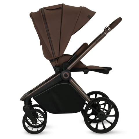 Carucior sport, Lionelo, Mika Plus, Cadru din aluminiu, Copertina XXL, Spatar reglabil in 3 pozitii, Cu accesorii, Pana la 22 kg, 6-48 luni; EN1888-1, EN1888-2 EN1466, Mocha Mousse [9]