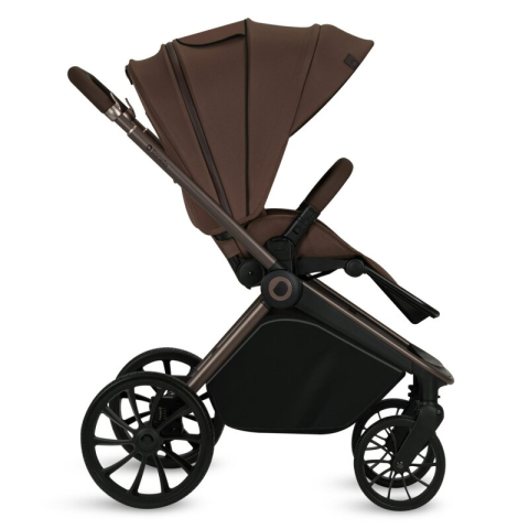 Carucior sport, Lionelo, Mika Plus, Cadru din aluminiu, Copertina XXL, Spatar reglabil in 3 pozitii, Cu accesorii, Pana la 22 kg, 6-48 luni; EN1888-1, EN1888-2 EN1466, Mocha Mousse [7]