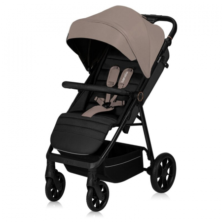 Carucioare sport - Carucior sport, Lionelo, Mira, Maner reglabil in 5 pozitii, Spatar si suport de picioare reglabile, Plasa de tantari si suport biberon incluse, Pana la 22 kg, 6 luni+, Conform cu EN1888-1, EN1888-2, T