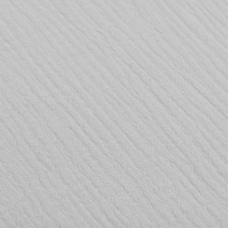 Cearceaf cu elastic, New Baby, Din muselina, Pentru patut 120x60 cm, Din bumbac, 90x150 cm, Certificat Oeko Tex Standard 100, Grey [2]