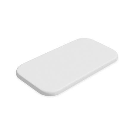 Cearceaf cu elastic, Petite&Mars, Impermeabil, Pentru patut co-sleeper, Din bumbac, 84x50 cm, 0 luni+, Alb [2]
