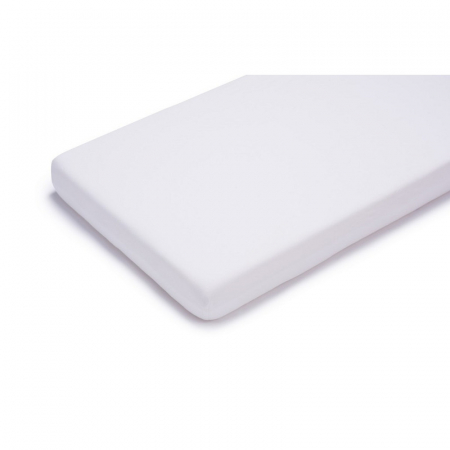 Mobilier si Lenjerie - Cearceaf cu eleastic, Petite&Mars, Soft Dream Dry, Impermeabil, Lavabil la masina pana la 95 de garde, 120x60 cm, Alb