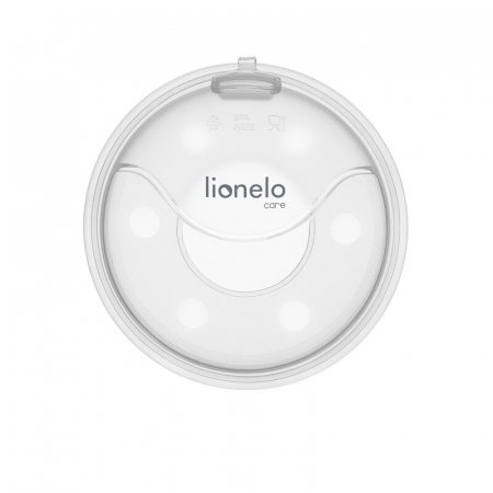 Colector de lapte, Lionelo, Milky, 2 buc, Se potriveste tuturor sutienelor, Cutie depozitare igienica inclusa, Fara bisfenol A, Capacitate 40 ml, Transparent [12]