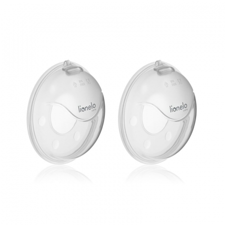 Colector de lapte, Lionelo, Milky, 2 buc, Se potriveste tuturor sutienelor, Cutie depozitare igienica inclusa, Fara bisfenol A, Capacitate 40 ml, Transparent [5]
