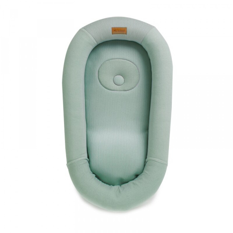Cosulet confortabil pentru bebelusi, Jane, Joy Baby Nest, Material respirabil 3D, Cu perna pentru prevenire plagiocefalie, Botanic [1]