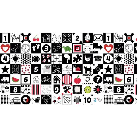 Covoras de joaca, Bocioland, Honeycomb, Pliabil, Protectie impotriva loviturilor, Dimensiune mare, 200 x 150 cm, Cu Imprimeu pe ambele parti, Potrivit pentru utlizare atat in interior, cat si in exter [2]