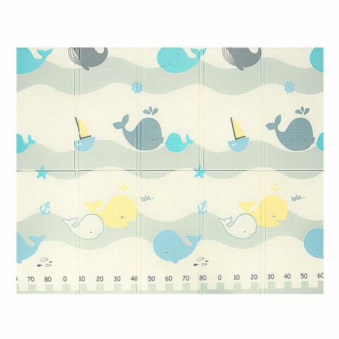 Covoras de joaca, Bocioland, Water City, Pliabil, Protectie impotriva loviturilor, Dimensiune mare, 180 x 150 cm, Cu Imprimeu pe ambele parti, Potrivit pentru utlizare atat in interior, cat si in exte [3]