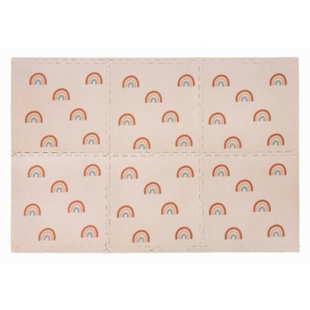 Jucarii si Jocuri - Covoras puzzle, Free2Play, Pentru copii, Din spuma, 121 x 178.5 cm, 6 bucati, 36 luni+, Rainbow