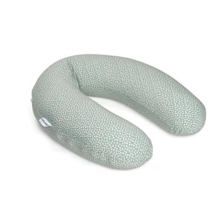 Pentru Mama - Doomoo - Perna mare pentru gravide si bebelusi 3 in 1, bumbac organic Buddy Cloudy Kaki