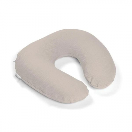Pentru Mama - Doomoo - Perna pentru alaptat 2 in 1 Softy Tetra Jersay Sand