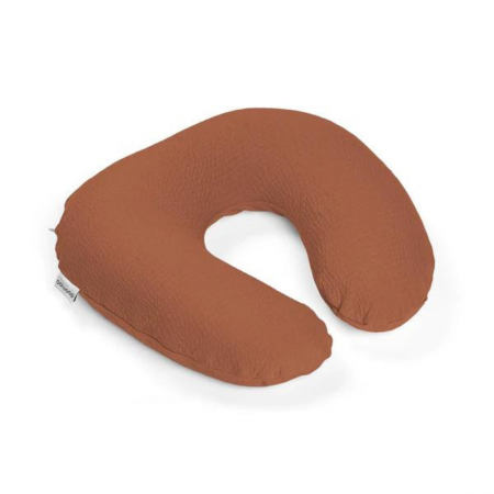 Pentru Mama - Doomoo - Perna pentru alaptat 2 in 1 Softy Tetra Jersay Terracotta