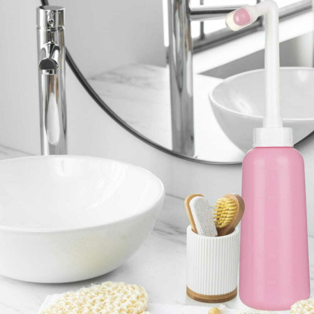 Dus vaginal, Bocioland, Pentru igiena intima, Util in perioada postpartum, Portabil, 500 ml, Roz [1]