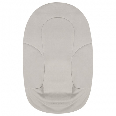 Fotoliu balansoar, Lionelo, Lilac, Cu arcada cu jucarii, Ergonomic, Reglare spatar in 3 pozitii, Pernuta moale invelita in tesatura de bambus, Pliabil, 0-6 luni, Bej [11]