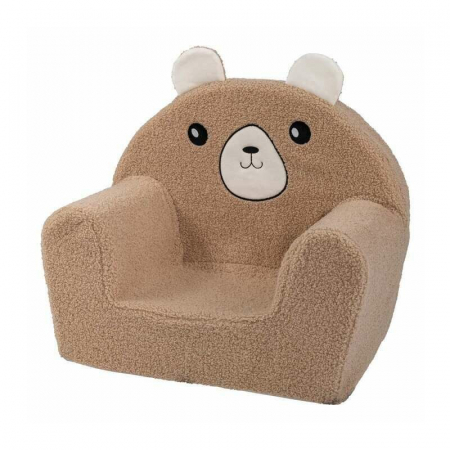 Mobilier si Lenjerie - Fotoliu din burete, Bubaba, Cozy Teddy, Pentru copii, 9 luni-5 ani, Brown
