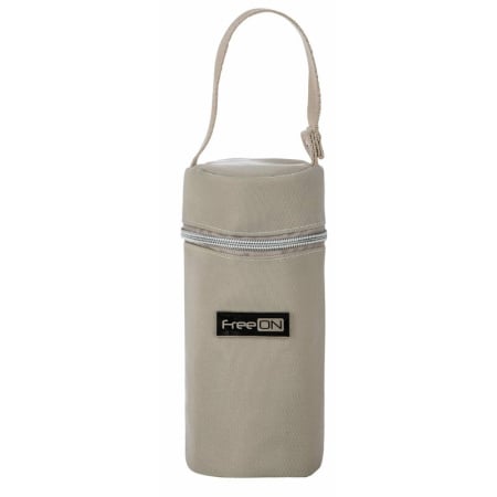Transport si Relaxare - Geanta biberon, FreeON, Single Style, Pentru 1 biberon, Mentine continutul atat cald, cat si rece, Beige