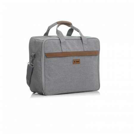 Transport si Relaxare - Geanta de voiaj spital, Jane, Cu compartiment impermeabil 41 x 50 x 7 cm, Dim Grey