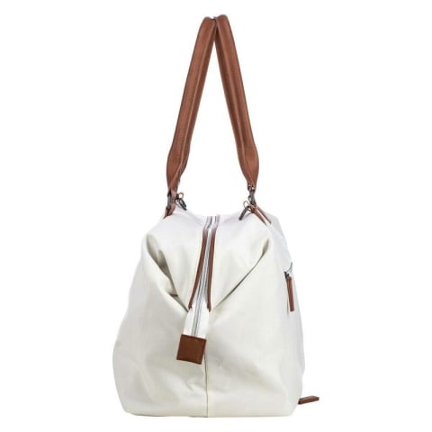 Geanta mamici, FreeON, Mommy things, Spatioasa si practica, Cu multiple buzunare, Include si 2 genti mai mici, Beige [3]