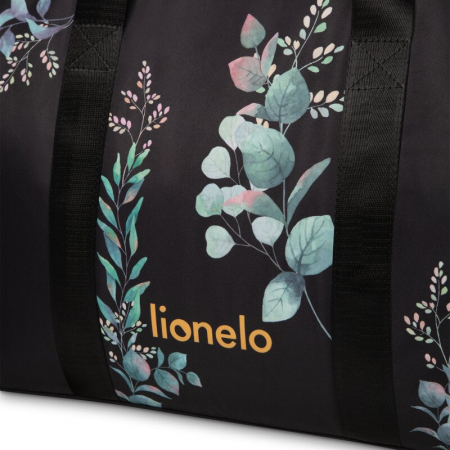 Geanta pentru mamici, Lionelo, Ida, Golden Moments, Editie limitata, Cu multiple compartimente, Negru [9]