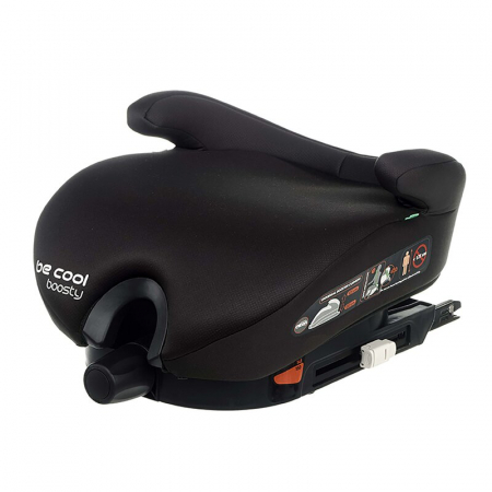 Scaune inaltatoare - Inaltator auto, Be Cool, Boosty I-Size, 125- 150 cm, Cu sistem de reglare treptata a inaltimii, Instalare cu sistem Isofix si centura de prindere, Cu husa detasabila, Conform standardului de securitat