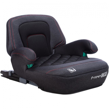 Scaune inaltatoare - Inaltator auto, FreeOn, Cosmo Plus I-Size, Cu isofix, Cu spatar inaltat si cotiere, Potrivit pentru copiii intre 125 si 150 cm sau intre 25 si 36 Kg, Conform cu standardul european de securitate ECE R