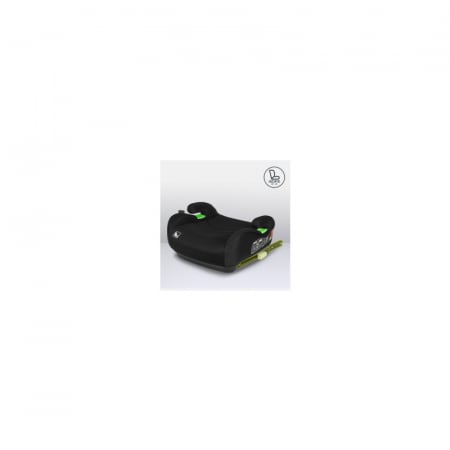 Inaltator auto, Lionelo, Luuk Fix I-size, 125- 150 cm, Instalare cu sistem Isofix si centura de prindere, Cu husa detasabila, Conform cu standardul european de securitate ECE R129, Negru [13]