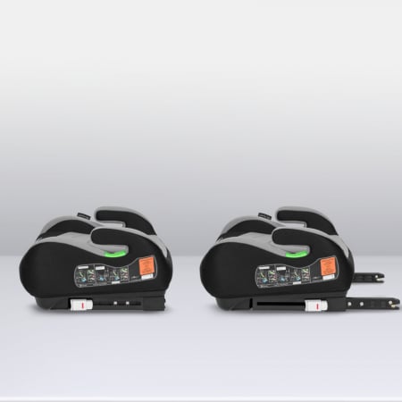 Inaltator auto, Lionelo, Luuk Fix I-size, 125- 150 cm, Instalare cu sistem Isofix si centura de prindere, Cu husa detasabila, Conform cu standardul european de securitate ECE R129, Gri [9]