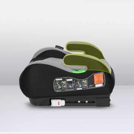 Inaltator auto, Lionelo, Luuk Fix I-size, 125- 150 cm, Instalare cu sistem Isofix si centura de prindere, Cu husa detasabila, Conform cu standardul european de securitate ECE R129, Gri [4]