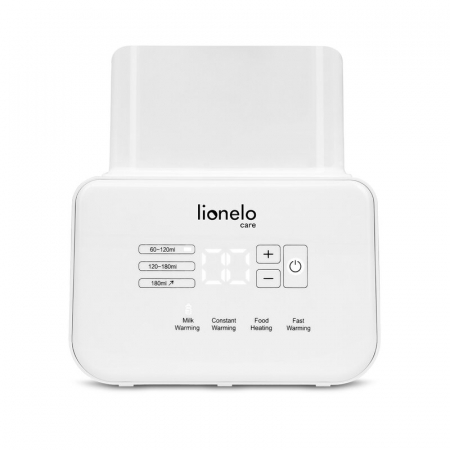 Alaptare si Hranire - Incalzitor biberoane, Lionelo, ThermUp Double, 2 biberoane, 3 - 5 min, Temperatura constanta pana la 24 h, Sterilizare, Dezghetare, Fara BPA, Alb