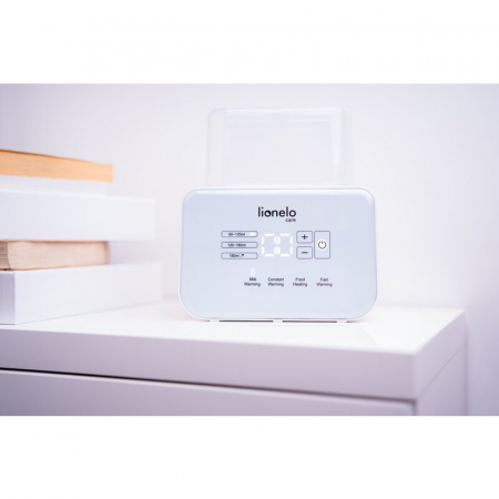 Incalzitor biberoane, Lionelo, ThermUp Double, 2 biberoane, 3 - 5 min, Temperatura constanta pana la 24 h, Sterilizare, Dezghetare, Fara BPA, Alb [4]