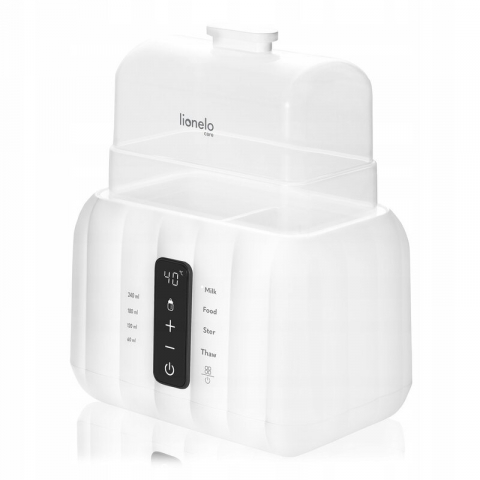 Incalzitor biberoane, Lionelo, ThermUp Duo, 6 moduri de operare, Incalzire, Pastrare temperatura, Decongelare, Senzor pentru temperatura, Oprire automata, Panou tactil, Pentru 2 biberoane simultan, fa [1]