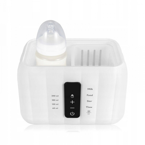Alaptare si Hranire - Incalzitor biberoane, Lionelo, ThermUp Duo, 6 moduri de operare, Incalzire, Pastrare temperatura, Decongelare, Senzor pentru temperatura, Oprire automata, Panou tactil, Pentru 2 biberoane simultan, fa