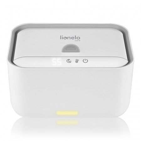 Incalzitor servetele umede, Lionelo, Babybliss, Cu 3 setari de temperatura, Loc suficient pentru un intreg pachet de servetele umede, Panou de control cu ecran tactil, Fara BPA, White [13]