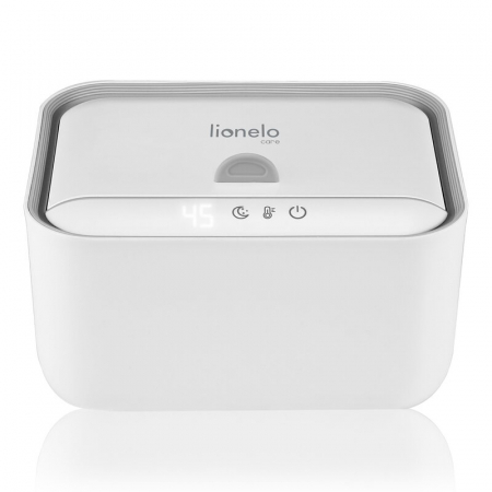 Incalzitor servetele umede, Lionelo, Babybliss, Cu 3 setari de temperatura, Loc suficient pentru un intreg pachet de servetele umede, Panou de control cu ecran tactil, Fara BPA, White [4]