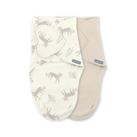 Mobilier si Lenjerie - Ingenuity - Set 2 sisteme de infasare Swaddle Me 0-3 luni, colectia Monogram, Born Free