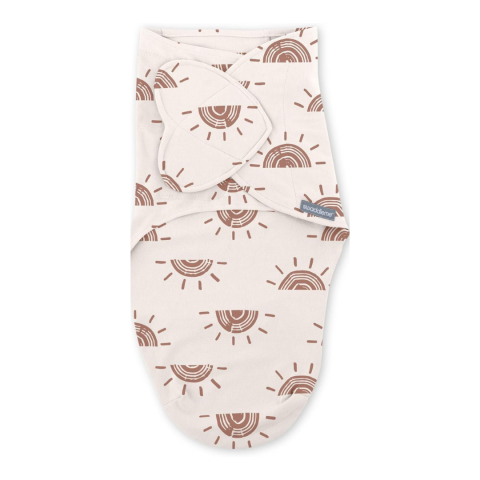 Ingenuity - Set 2 sisteme de infasare Swaddle Me 0-3 luni, colectia Monogram, Rising Sun [2]